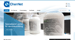 Desktop Screenshot of chemvet.dk