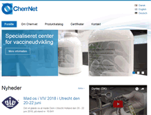 Tablet Screenshot of chemvet.dk